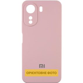Чехол Silicone Cover Lakshmi Full Camera (AAA) with Logo для Xiaomi Redmi Note 14 Pro 5G Розовый / Pink Sand