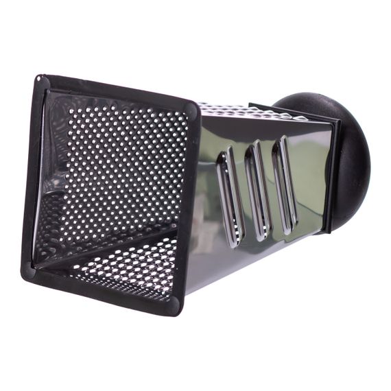 Терка ручная четырехсторонняя 12.5×12.5×21 (см) из нержавейки HP-8-10 | Зображення 4