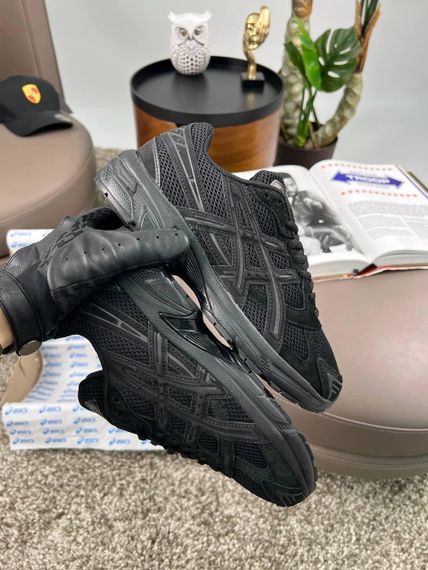 Чоловічі кросівки  ASICS Gel-1130 All Black весна / літо / осінь A3774 46 | Зображення 3