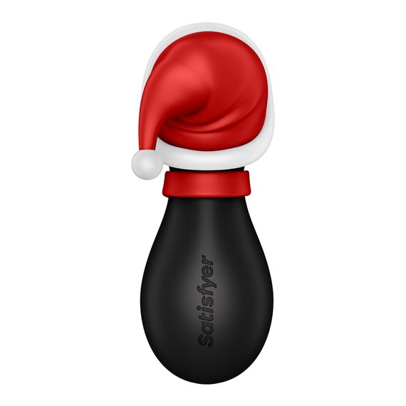 Вакуумний кліторальний стимулятор Satisfyer Penguin Holiday Edition, у шапочці та шарфі | Зображення 3