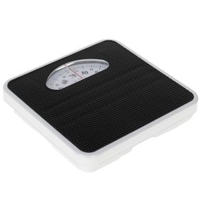 Ваги підлогові механічні Adler AD 8179 чорні до 136 кг з класичною аналоговою шкалою