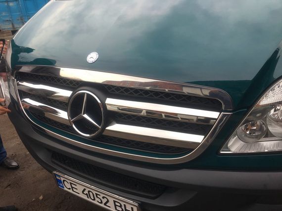 Накладки на решетку (2006-2013, нерж) OmsaLine - Итальянская нержавейка для Mercedes Sprinter | Зображення 4