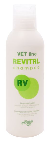 Nogga Vet Line Revital RV Shampoo шампунь для використання при бактеріальних та грибкових ураженнях шкіри, 150 мл