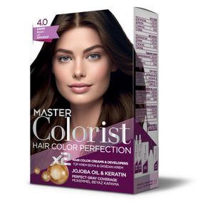 Краска для волос Master Colorist 4.0 Коричневый Ливеста 2x50 мл+2x50 мл+10 мл