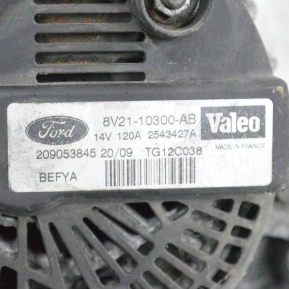 Генератор 120A Ford Fiesta VI 1.4/1.6 TDCI Форд Фієста 6 8V2110300AB | Зображення 5