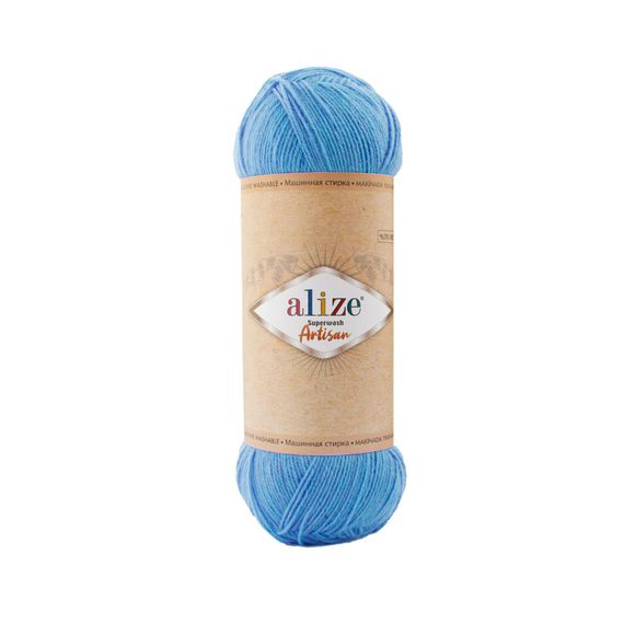Alize Artisan Superwash, блакитний 957