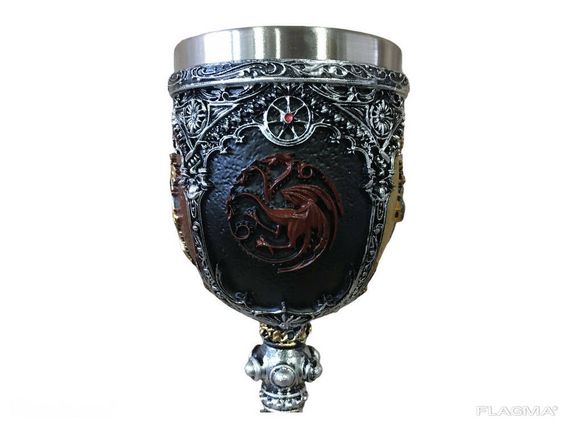 Бокал для Вина Кружка Чашка Череп Игра Престолов Game Of Thrones Winter is Coming Кубок... | Зображення 3