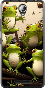 Чехол на Lenovo A5000 Жабки "5656u-119-17620"
