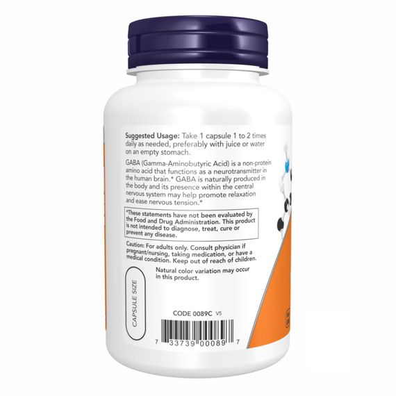 GABA 750 mg - 200 vcaps | Зображення 2