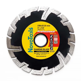Диск алмазний d180мм*8*22,23мм Глибокий різ Professional NovoAbrasive