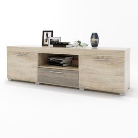 Тумба Еверест ТВ 1500 Британія 150х38х46 сонома/трюфель (EVR-2261)
