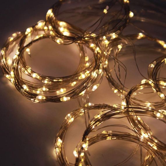 Гірлянда Штора від USB, 3x2м, з пультом управління, Жовта / Новорічна світлодіодна гірлянда на вікно | Зображення 3