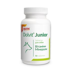 Вітамінно-мінеральний комплекс для щенят Dolvit Junior 90 табл