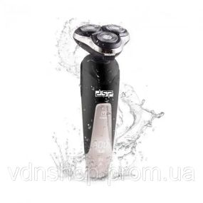 Бритва Електрична на 3 плаваючі головки DSP 60017 Роторна Електробритва чоловіча для вологого та сухого гоління