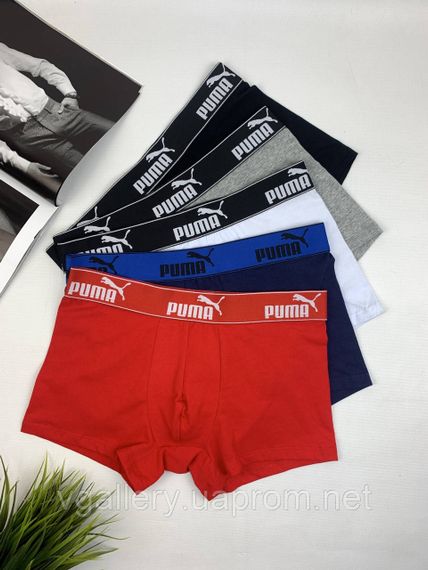 Чоловіча спідня білизна Puma  ⁇  Чоловічі боксери набір із 5 штук ХХЛ