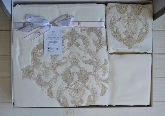 Постельное белье First Choice Moonlight V.I.P 200x220 Mirabel Krem | Зображення 3