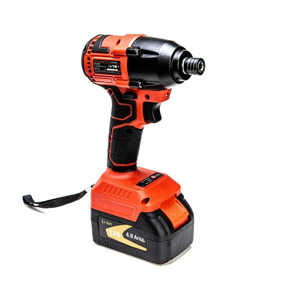 Гвинтокрут акумуляторний GTM IS18/320BL (320 Нм, 1/4", BL, GTM 18V) | Зображення 3