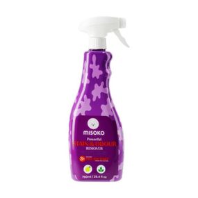 Спрей от запахов и пятен от собак с лимоном Misoko Stain & Odor Remover Lemon, 750 мл