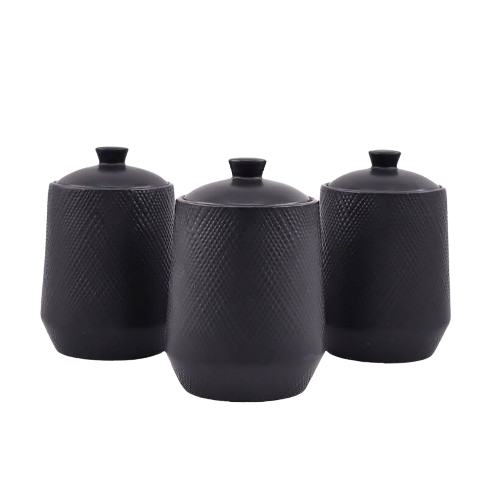 Набір ємностей "Black" 3шт 750мл Maestro MR-20001-03CS