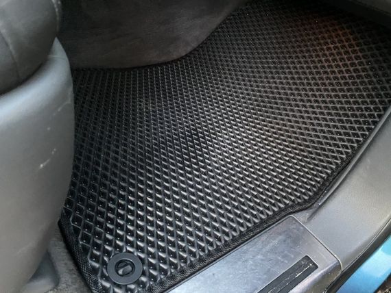 Коврики (2007-2012, EVA, черные) для Toyota Land Cruiser 200 | Зображення 6