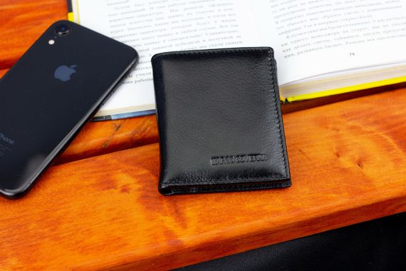 Чорне маленьке портмоне на магніті з затискачем MARCO COVERNA MC-101Н-1 | Зображення 7