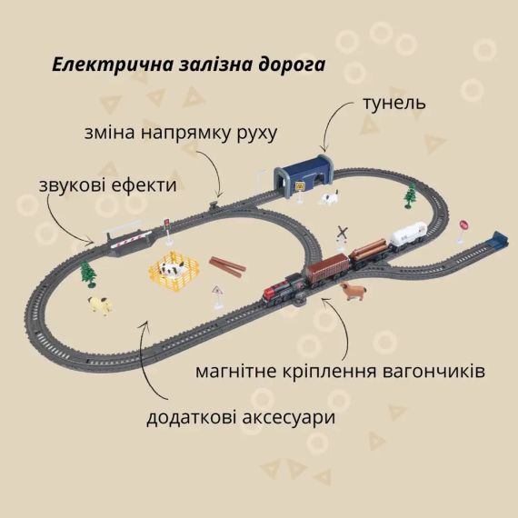 Ігровий набір OTAMANKO Мандрівний Експрес 78 деталі | Зображення 1