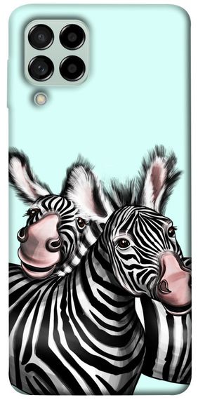 Чохол IBANAN Cute zebras для Samsung Galaxy M53 5G