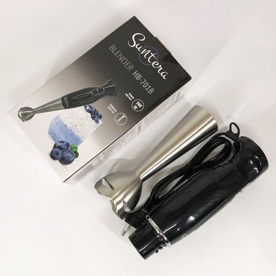 Кухонний блендер для овочів Suntera HB-701B 500 Вт, Блендер для дитячого пюре Портативний WN-11 | Зображення 1