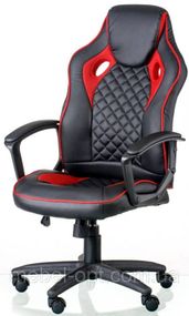 Офисное кресло Mezzo black - red, Tilt с регулировкой качания под вес пользователя