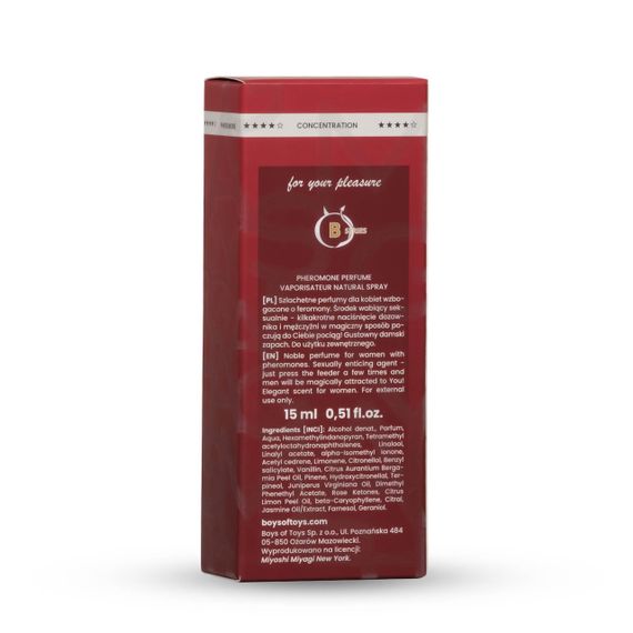 Женские духи Miyoshi Miyagi INSTINCT feromon parfumes 15ml FEMME sexstyle | Зображення 2