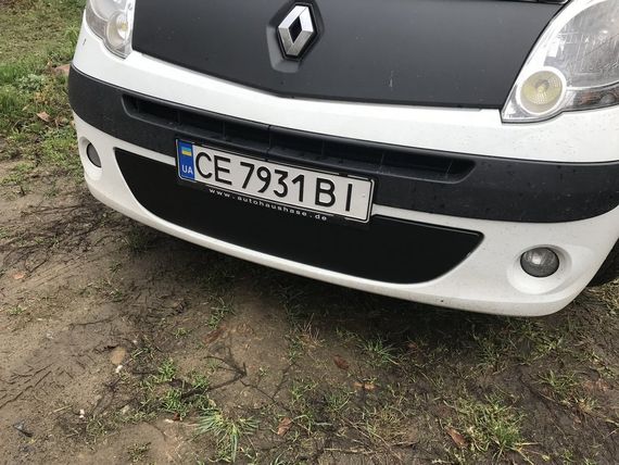 Зимняя нижняя решетка (2008-2013) Глянцевая для Renault Kangoo | Зображення 2