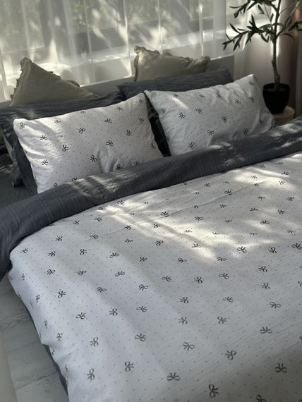 Постельное белье семейное Dushka Home Муслин 41052 160х215х2 см | Зображення 3