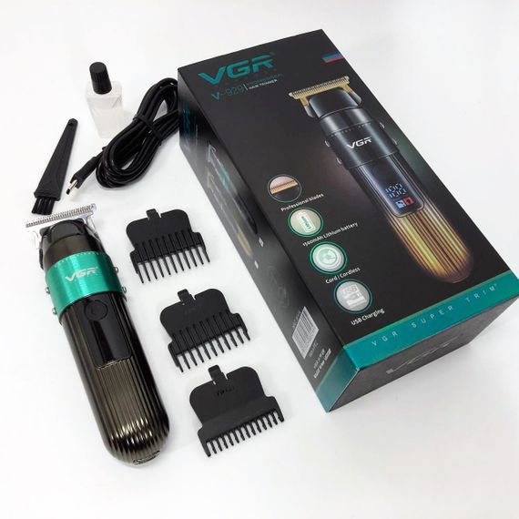 Мужской набор для стрижки волос беспроводной, Аккумуляторный универсальный триммер для стрижки BR-13 | Зображення 9