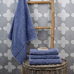 Полотенце SoundSleep Soft махровое 70х140 см 500г темно-васильное (2800004633505)