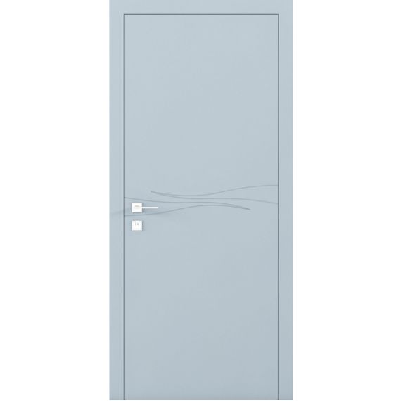 Двери Rodos CORTES PRIMA Фрезеровка 1, 2, 3 RAL 7040
