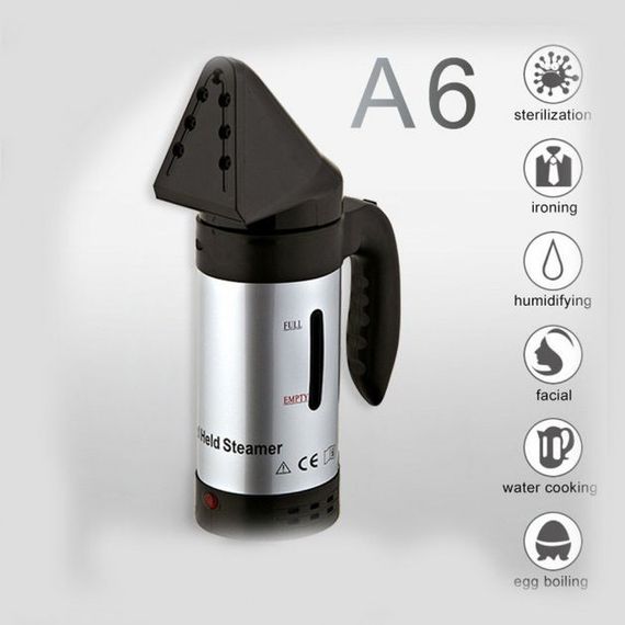 Відпарювач Hand Held Steamer UKC A6 Silver ручний багатофункціональний 650 Вт 7 функцій