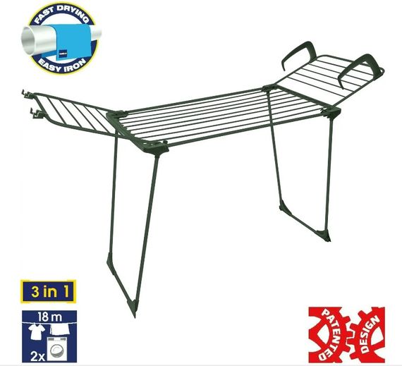 Сушарка для білизни підлогова Casa Si Orion 3in1 18m Dark Green (CS92229H04A) (DAS302418) | Зображення 6