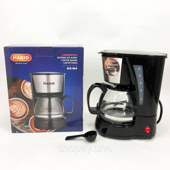 Кофеварка для домашнего кофе капельная MAGIO MG-964 650 Вт, Капельная кофейная машина ZO-60 | Зображення 7