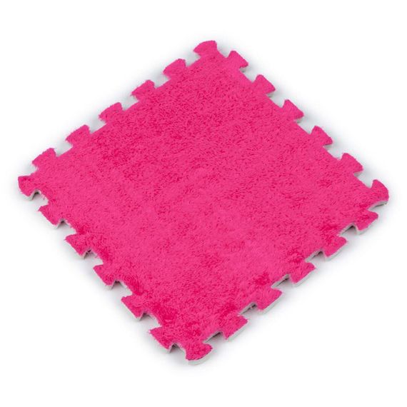 Пол-пазл плюшевий РОЗОВИЙ 30*30*1cm (D) SW-00002092