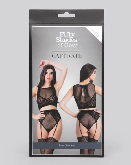 Мереживний комплект Fifty Shades of Grey Bra Set one size Sex Aura