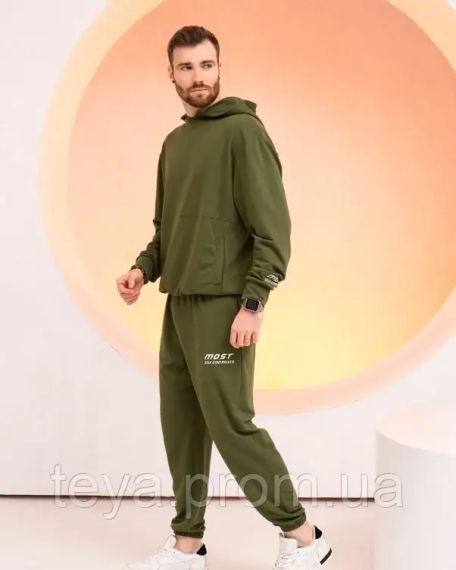 Спортивний костюм колір хакі розміри XL, L, 3XL, XXL, M, S FI_009539 | Зображення 1