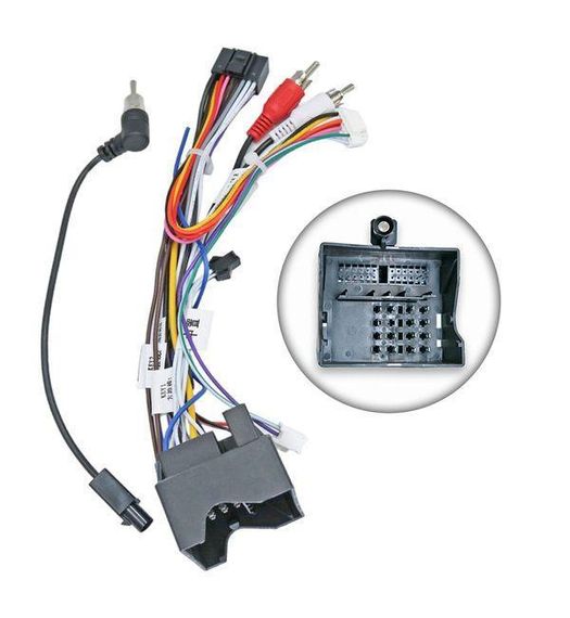 Перехідник живлення серії QIV з адаптером CAN-BUS для Opel QBR-W OP-6205 (дрот)