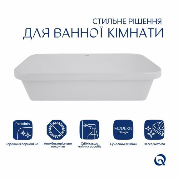 Раковина Qtap Scorpio 615х390х150 White QT1411K491WN | Зображення 2