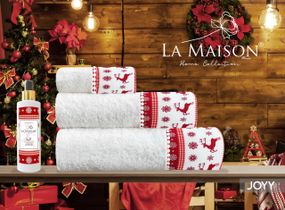 Подарунковий набір рушників La Maison, 3 шт. з ароматом Joyy