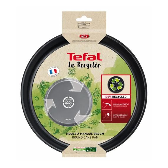 Форма для випікання Tefal La Recyclee, кругла, 26см, алюміній, чорний (J5709702) | Зображення 4