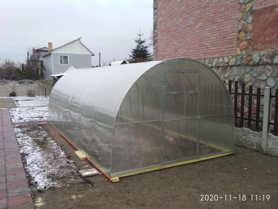 Теплиця "СТАНДАРТ" 3*2*2 (ш.д.в.) 6 кв. м., покрита полікарбонатом 6 мм, від виробника | Зображення 3