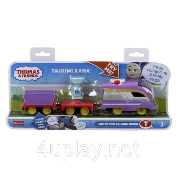 Паровозик Томас и друзья Моторизованный говорящий поезд Кана Thomas & Friends Motorized Kana Talking Train | Зображення 1
