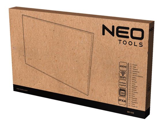 Інфрачервоний обігрівач Neo Tools 450 Вт, Білий (90-105) | Зображення 1