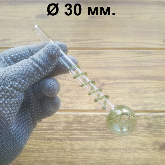 Стеклянная трубка Spira Oil Green