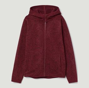 Підліткова толстовка для хлопчика H&M 170 см Бордовий (00672)